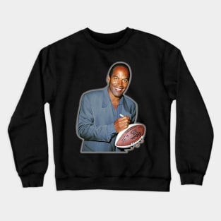 oj simpson fantasy football player Crewneck Sweatshirt